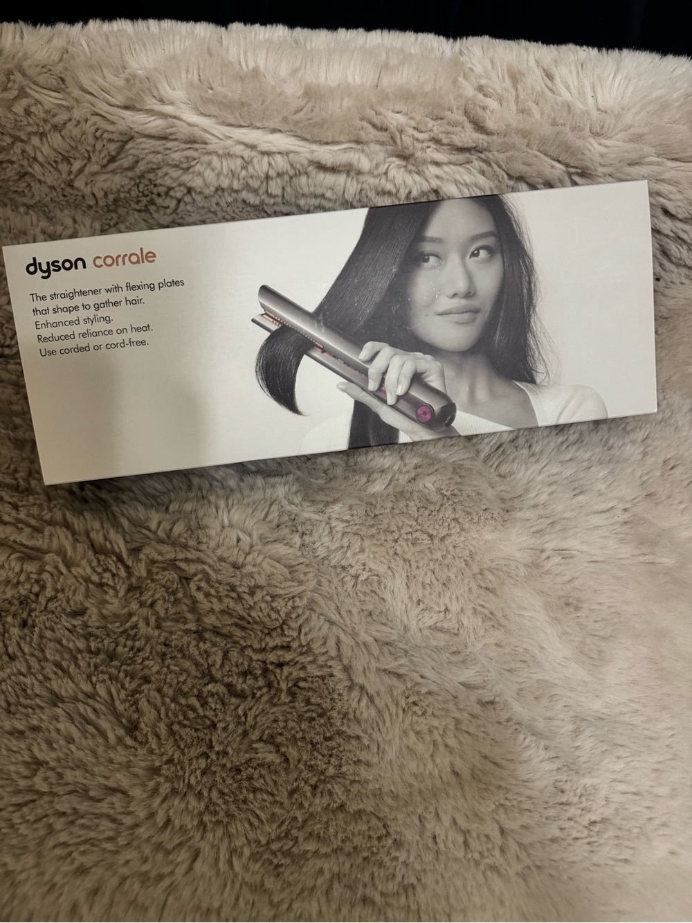 Dyson Corrale Hair Straightener - Silver with Pink Detail